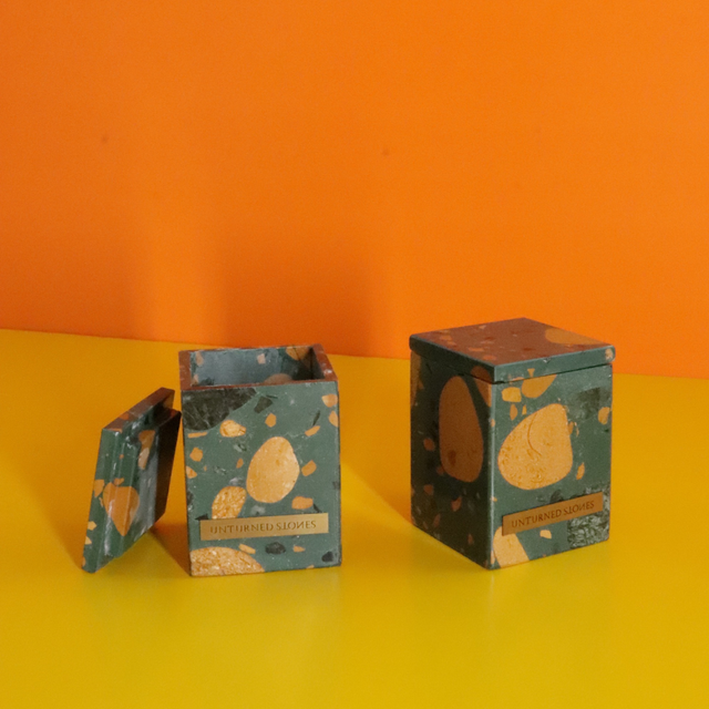Terrazzo Mustard Candle