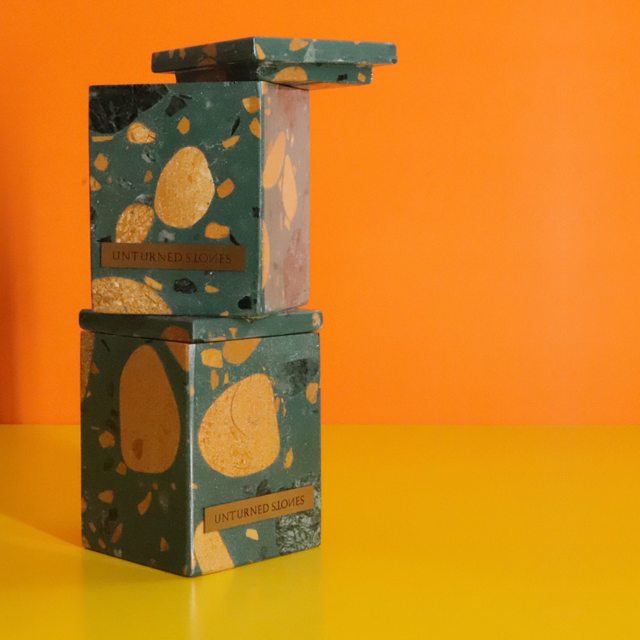 Terrazzo Mustard Candle