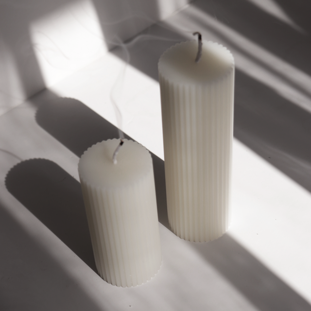 Ribbed Candles
