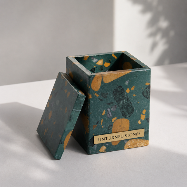 Terrazzo Mustard Candle
