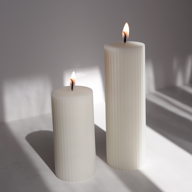 Ribbed Candles